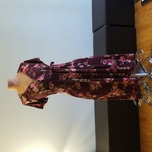 Flower fortune ivy high low dress size m & s